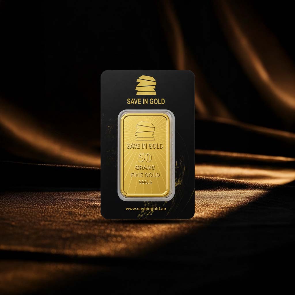 50 Grams Gold Bar - Save in Gold